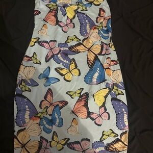 Butterfly Print Dress
